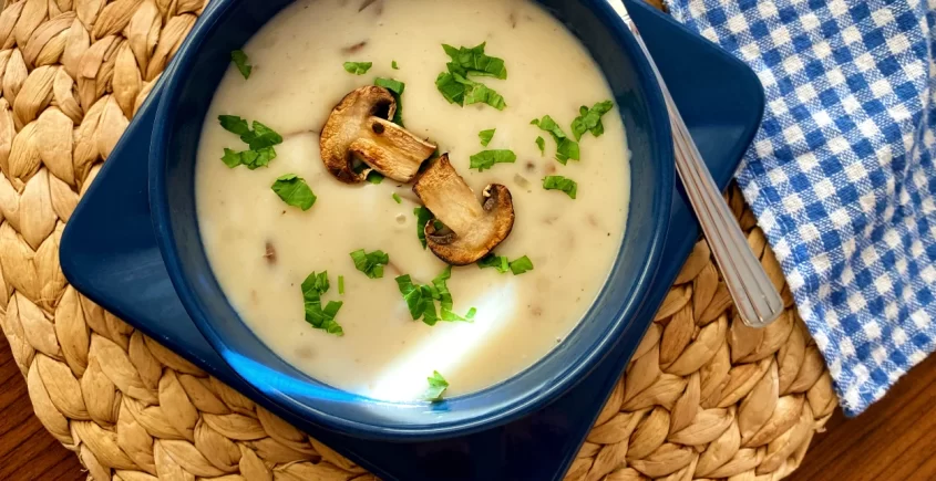 creamy of mushroom soup